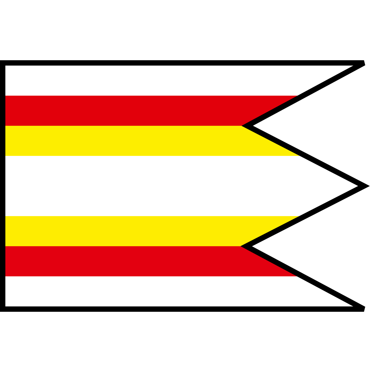 Flag of Dačov Lom, Region of Banská Bystrica
