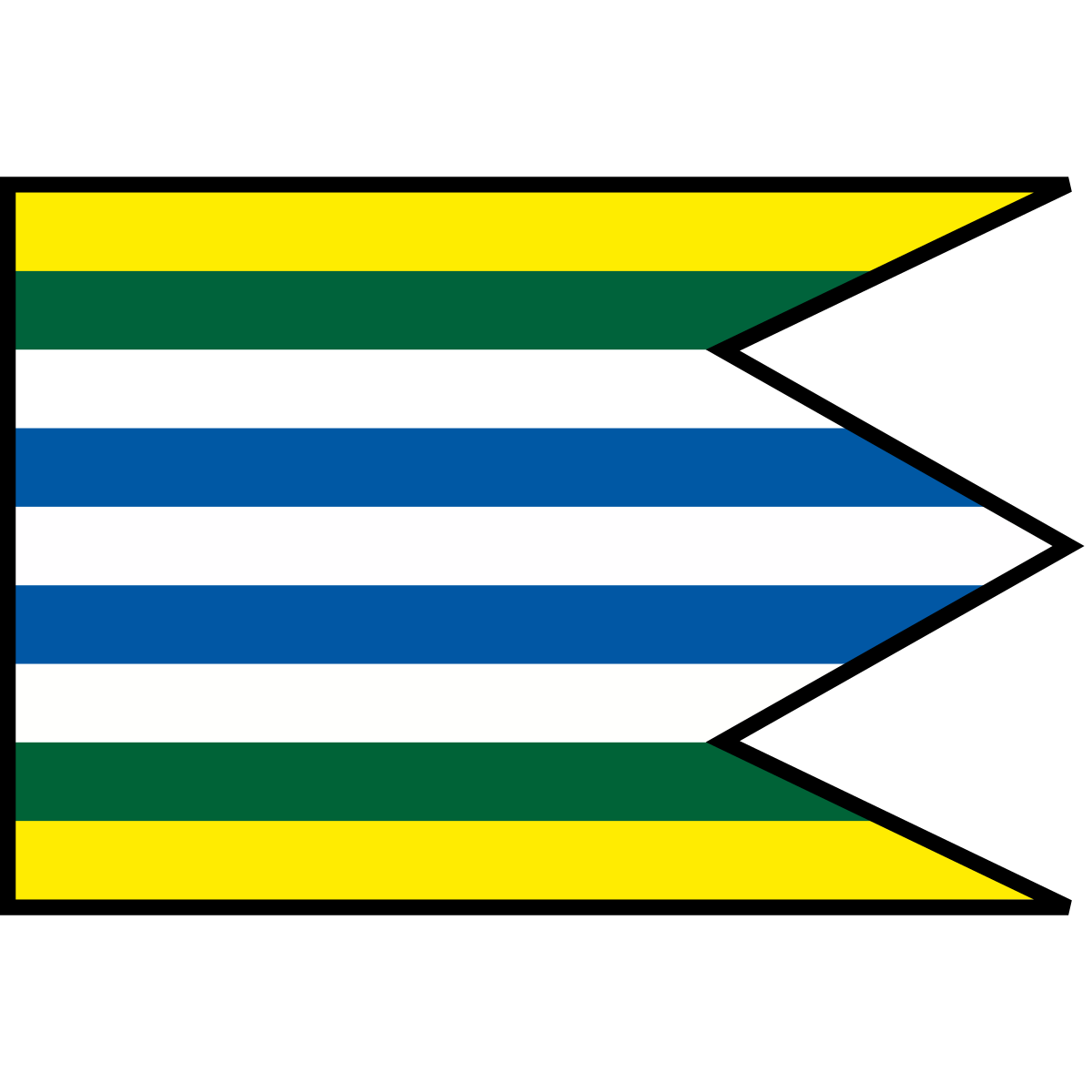 Flag of Dargov, Region of Košice