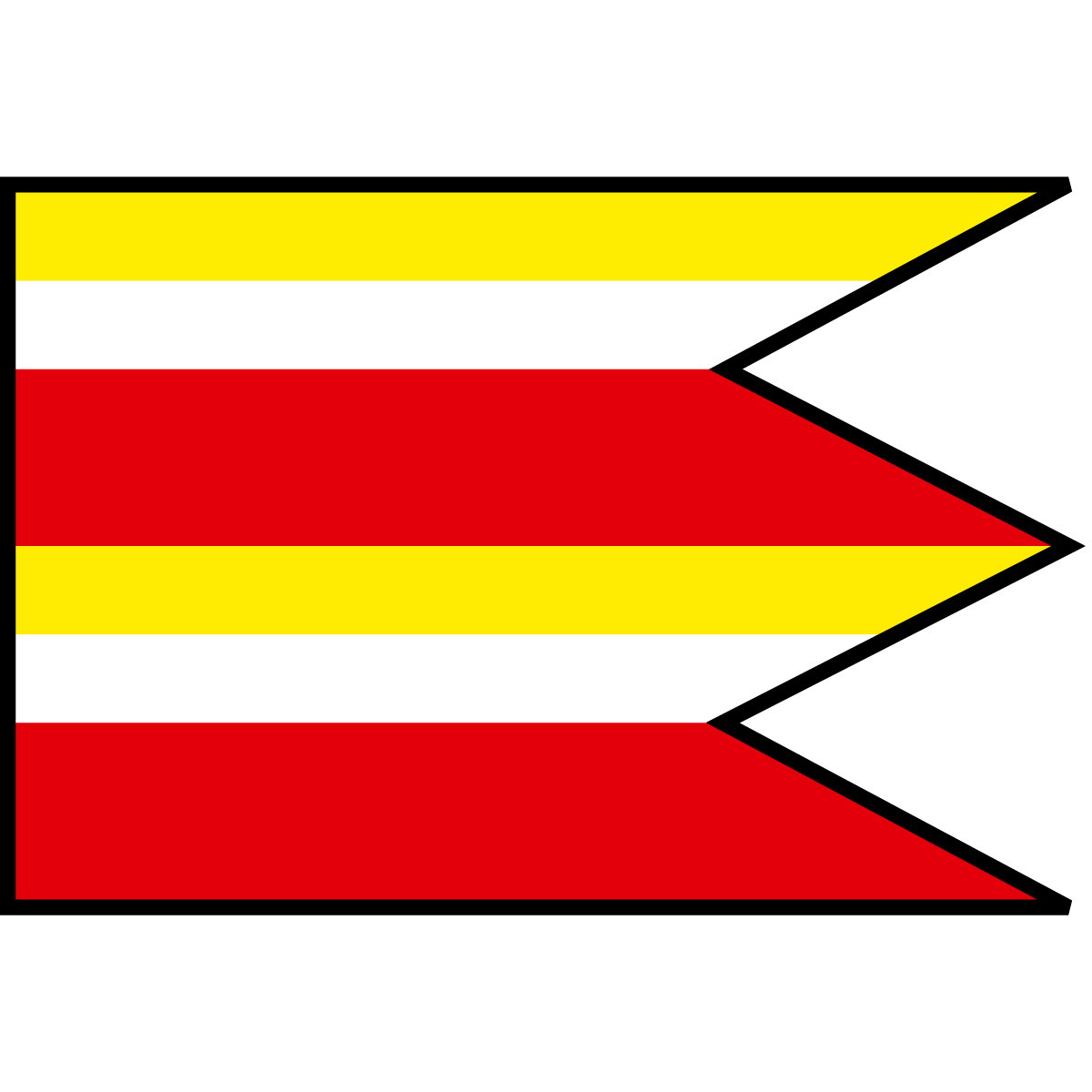 Flag of Dastín, Region of Trenčín