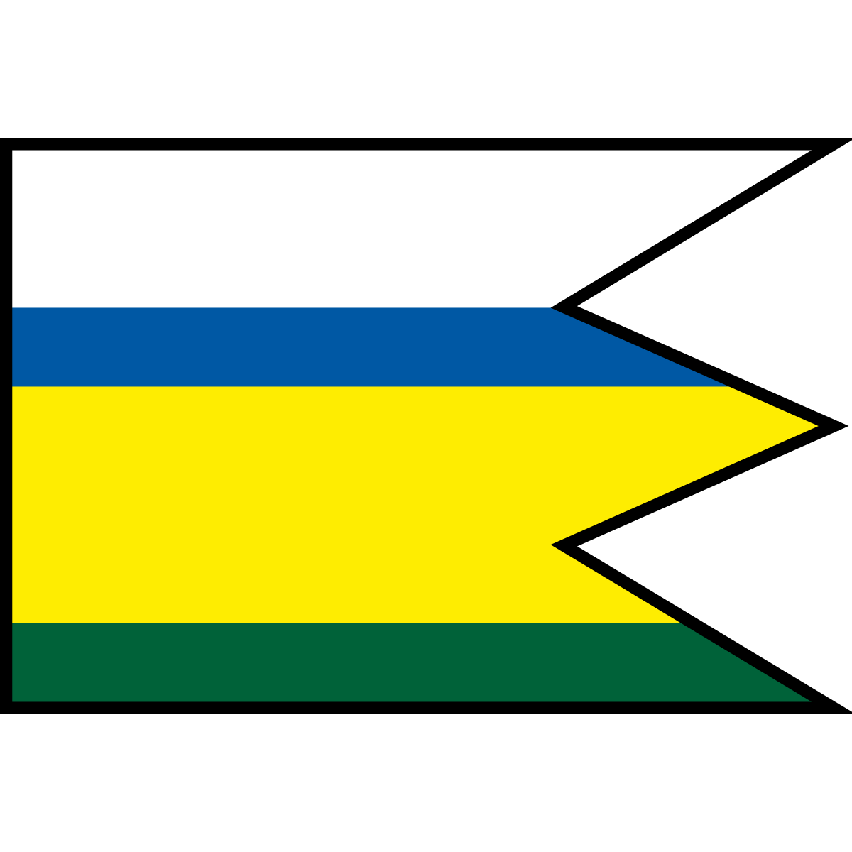 Vlajka mesta Dedačov, Prešovský kraj