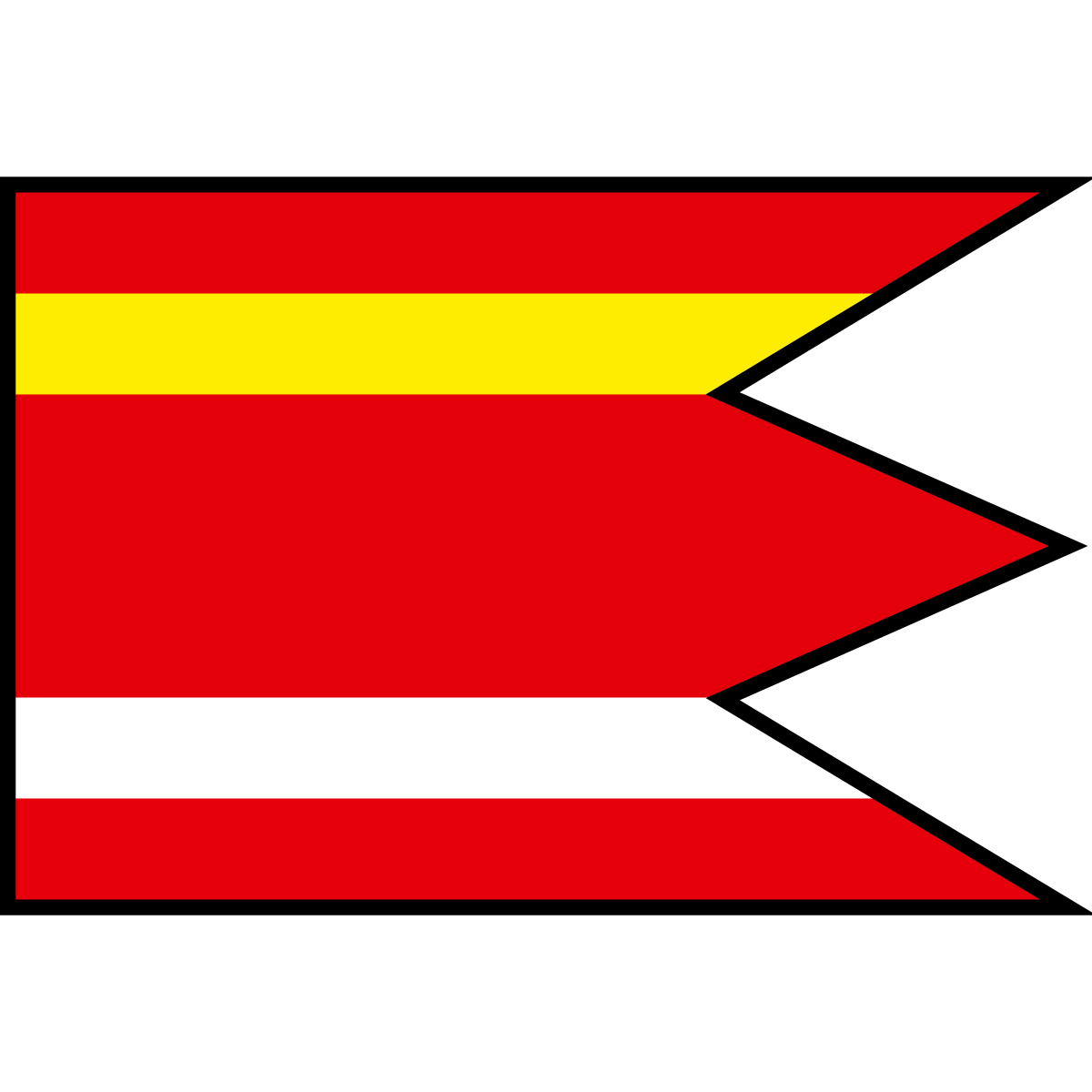 Flag of Dekýš, Region of Banská Bystrica