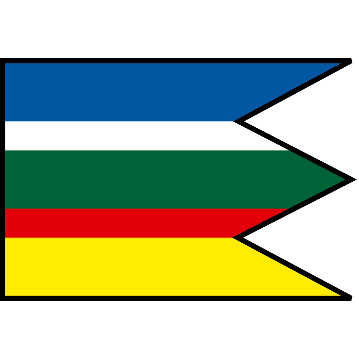 Flag of Devičany, Region of Nitra