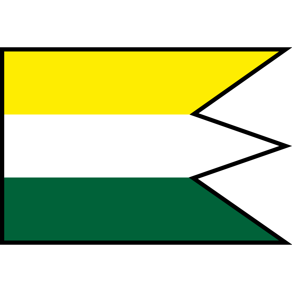 Flag of Diakovce, Region of Nitra