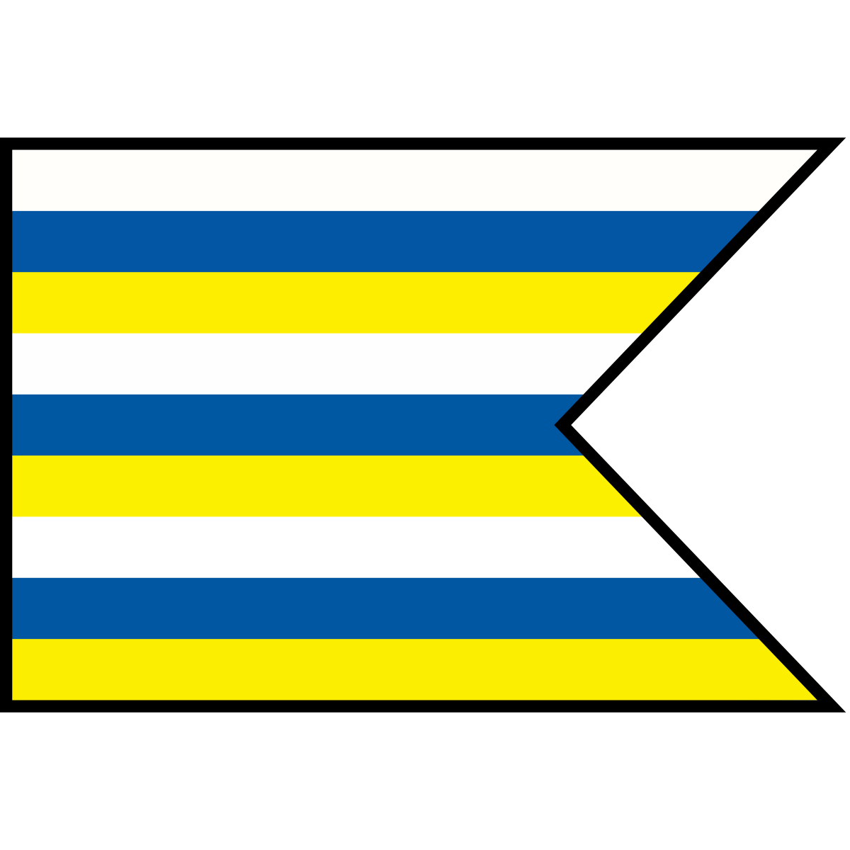 Flag of Diviaky, Region of Žilina