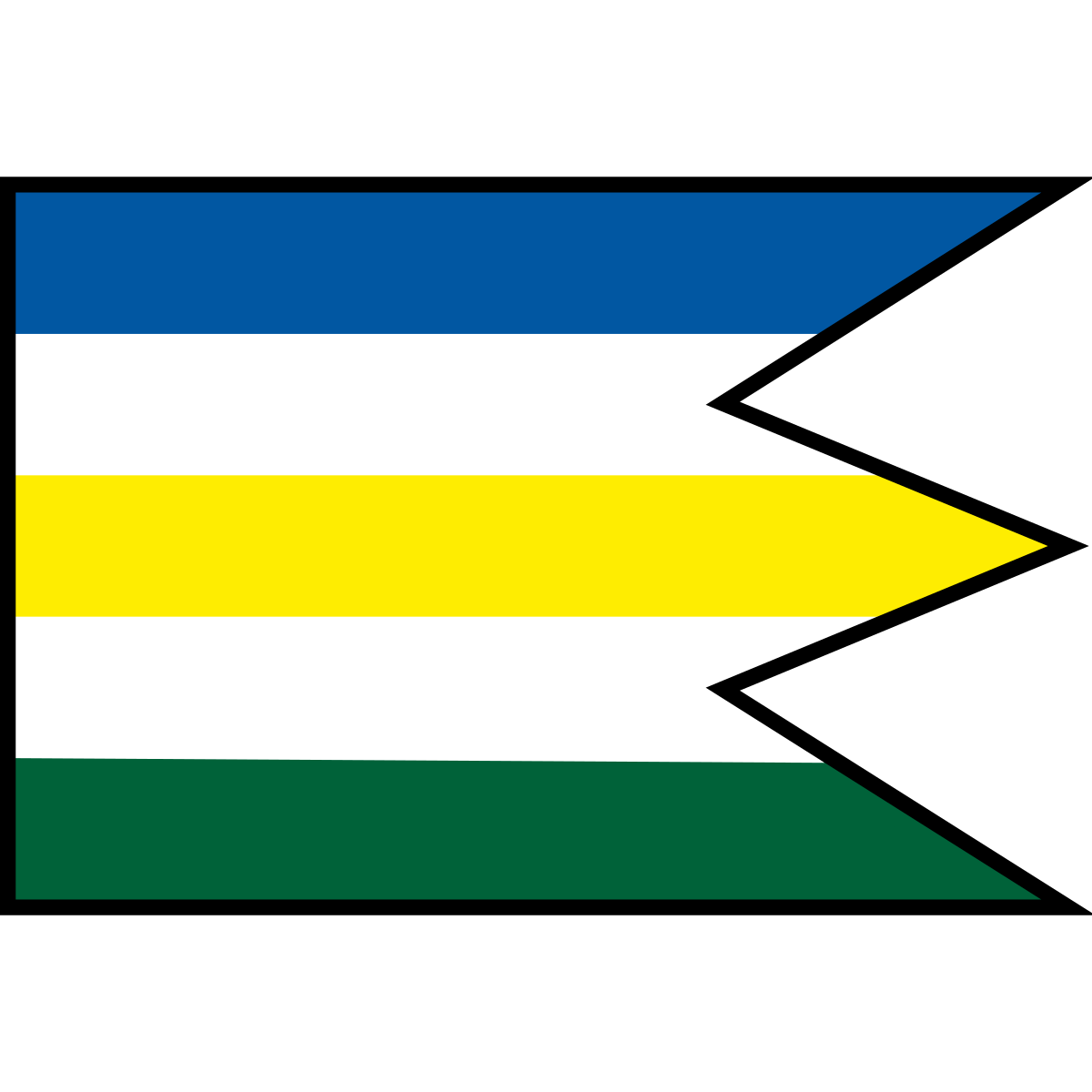 Flag of Divinka, Region of Žilina
