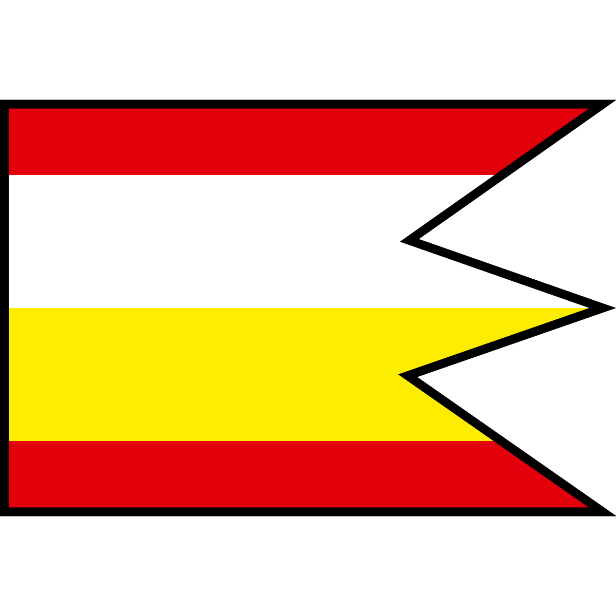 Flag of Dlhá, Region of Trnava