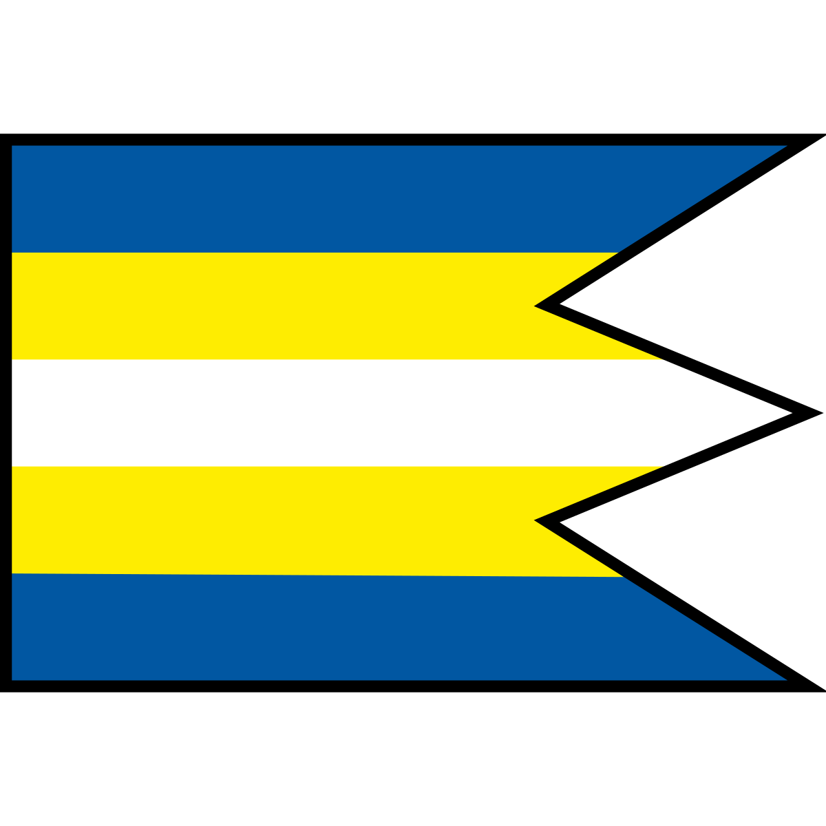 Flag of Dobrá, Region of Trenčín