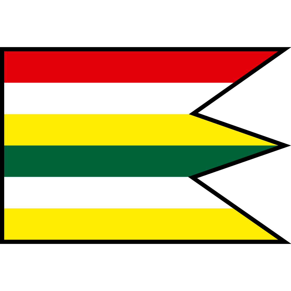 Flag of Dobrá, Region of Košice