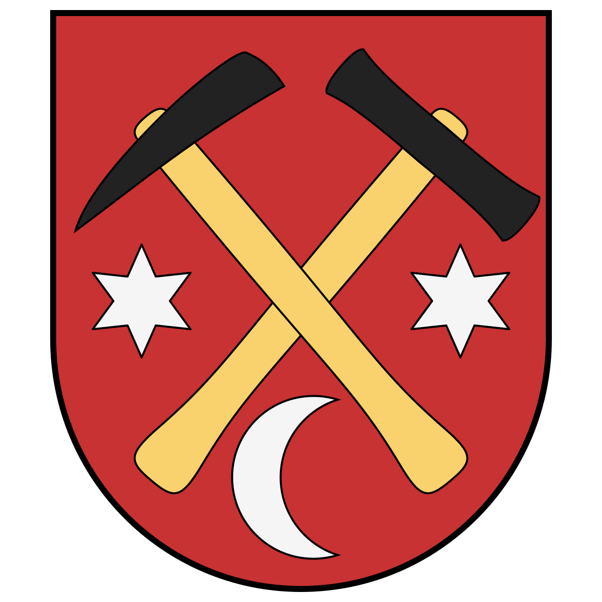Coat of arms of Dobšiná, Region of Košice