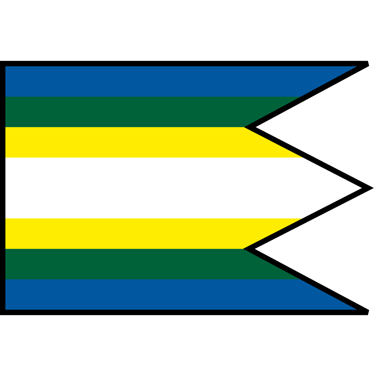 Flag of Dolná Breznica, Region of Trenčín
