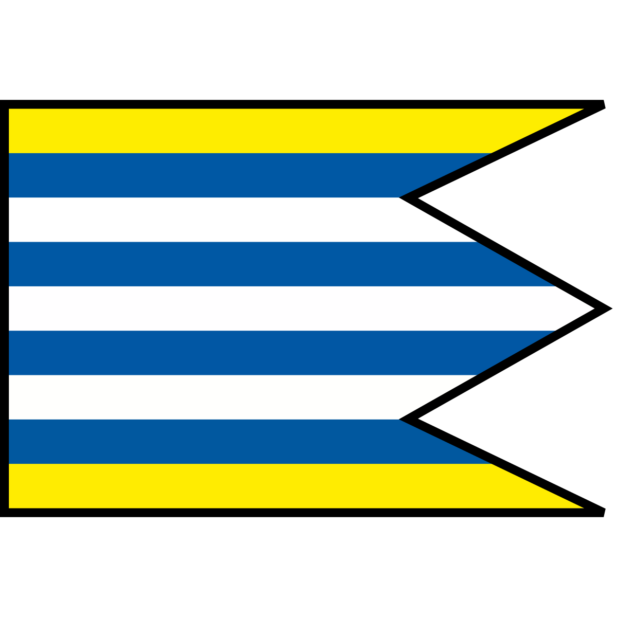 Flag of Dolná Krupá, Region of Trnava