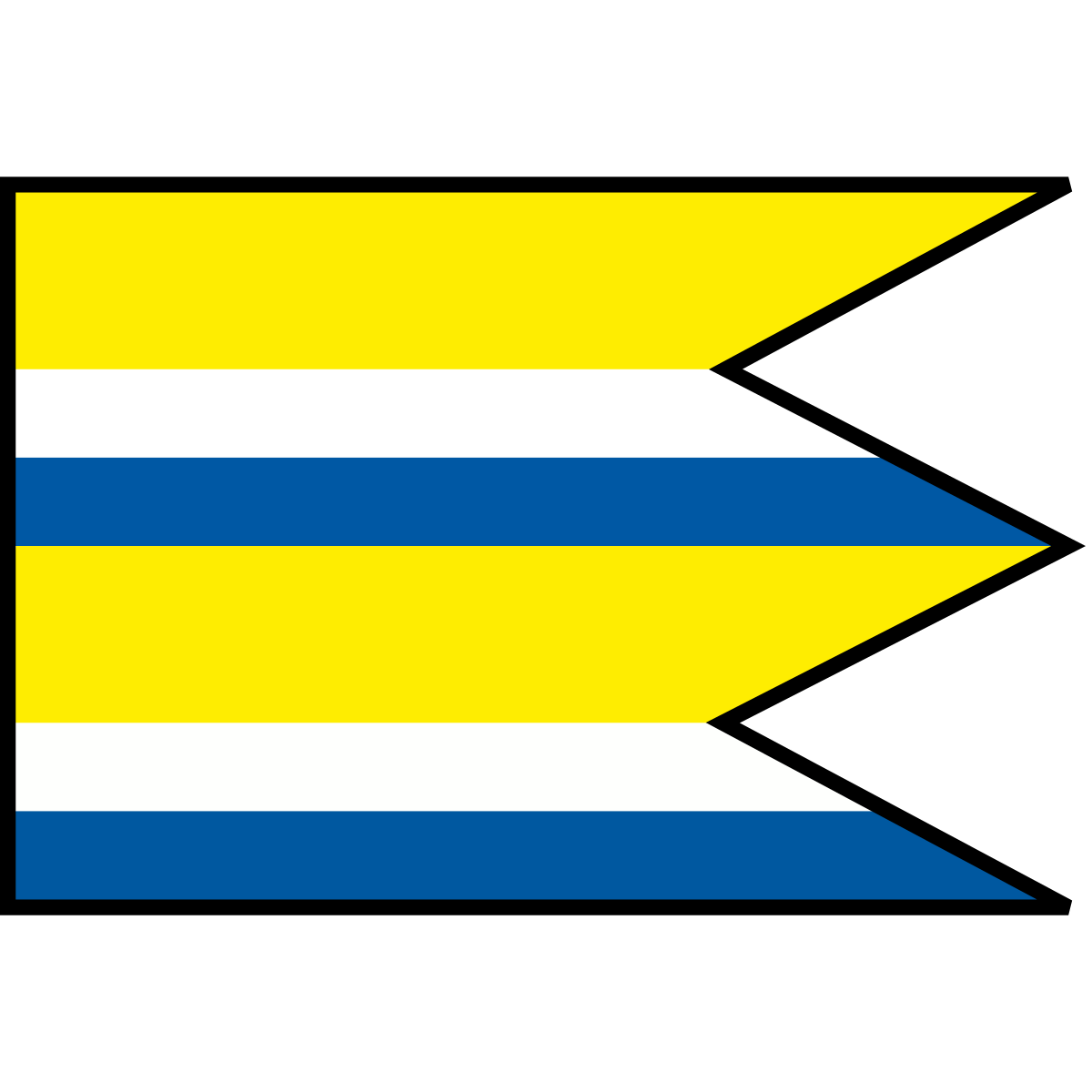 Flag of Dolná Tižina, Region of Žilina