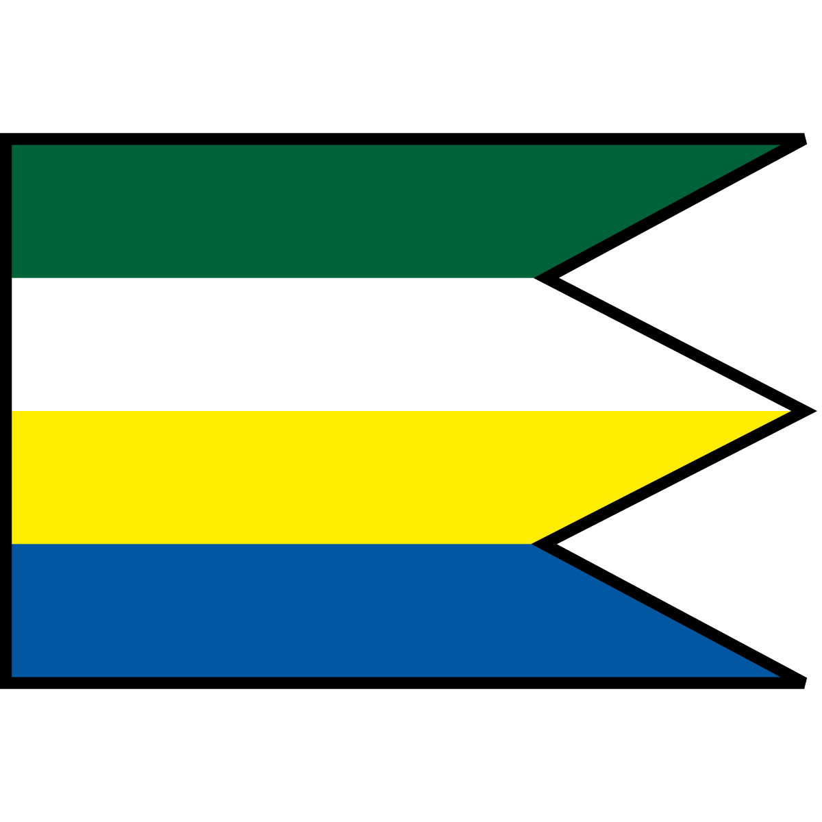 Flag of Dolná Ždaňa, Region of Banská Bystrica