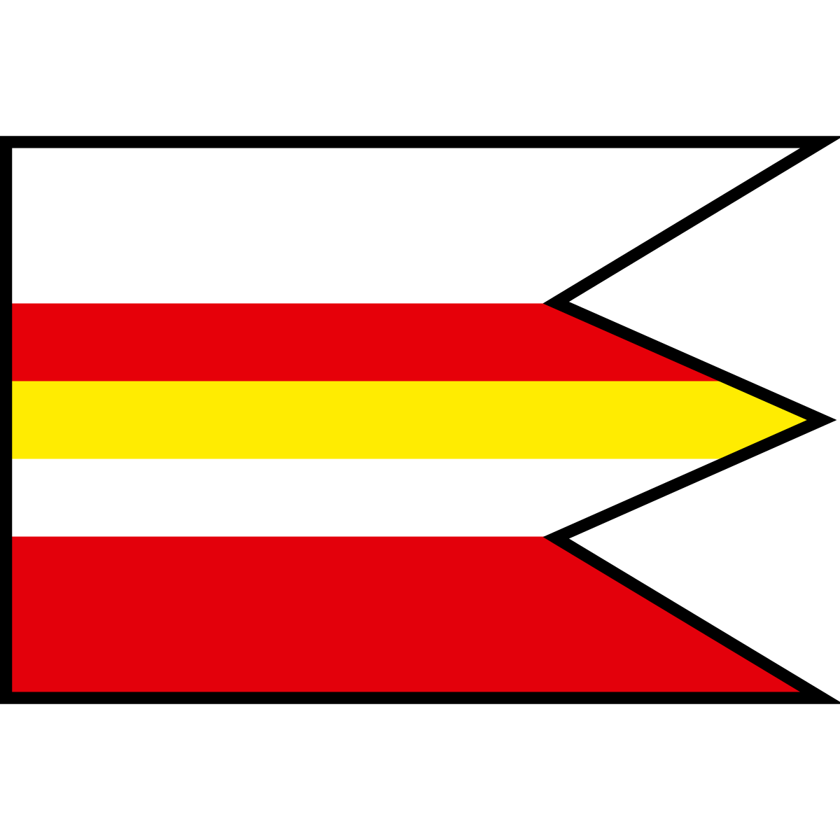 Flag of Dolné Strháre, Region of Banská Bystrica