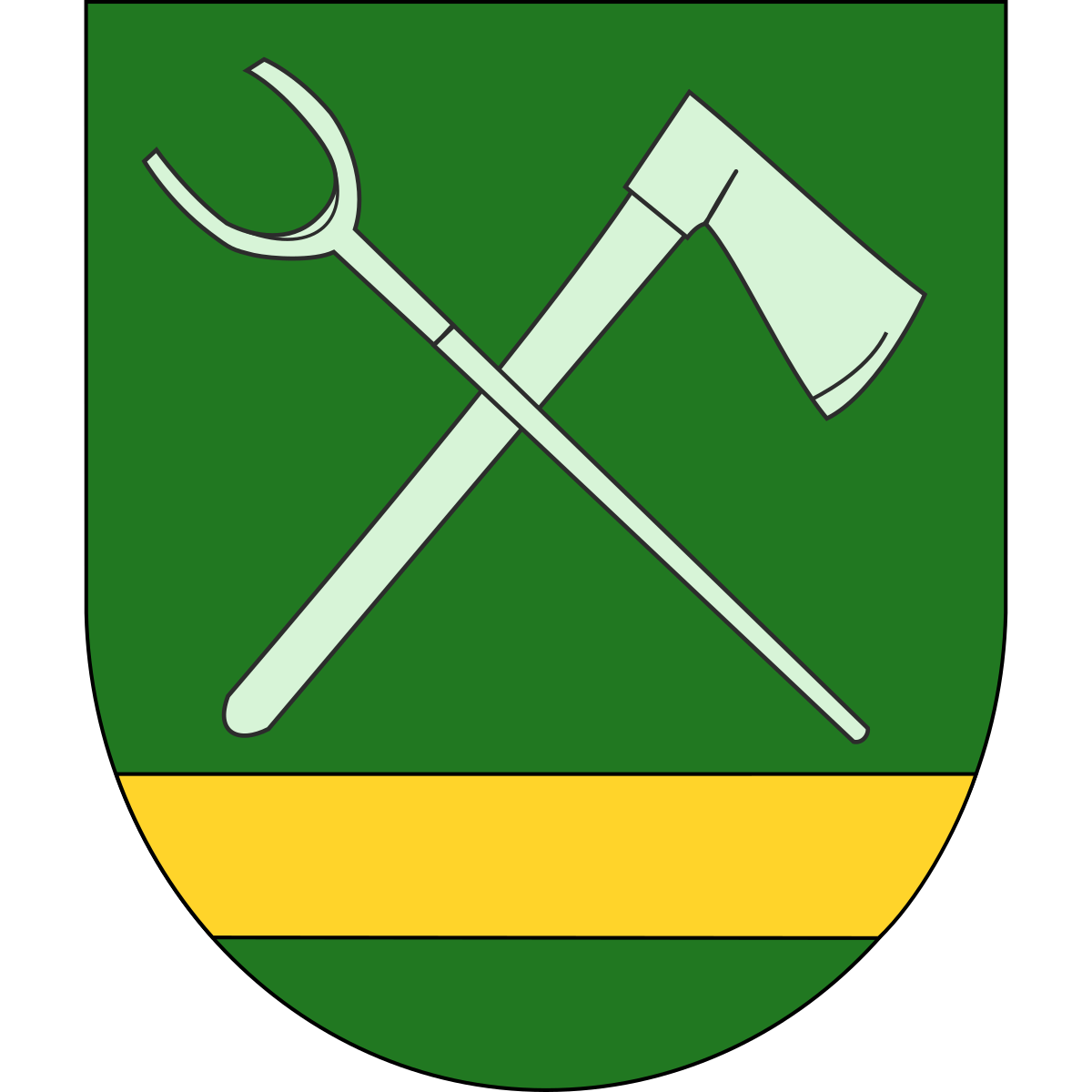 Erb mesta Dolný Jelenec, Banskobystrický kraj
