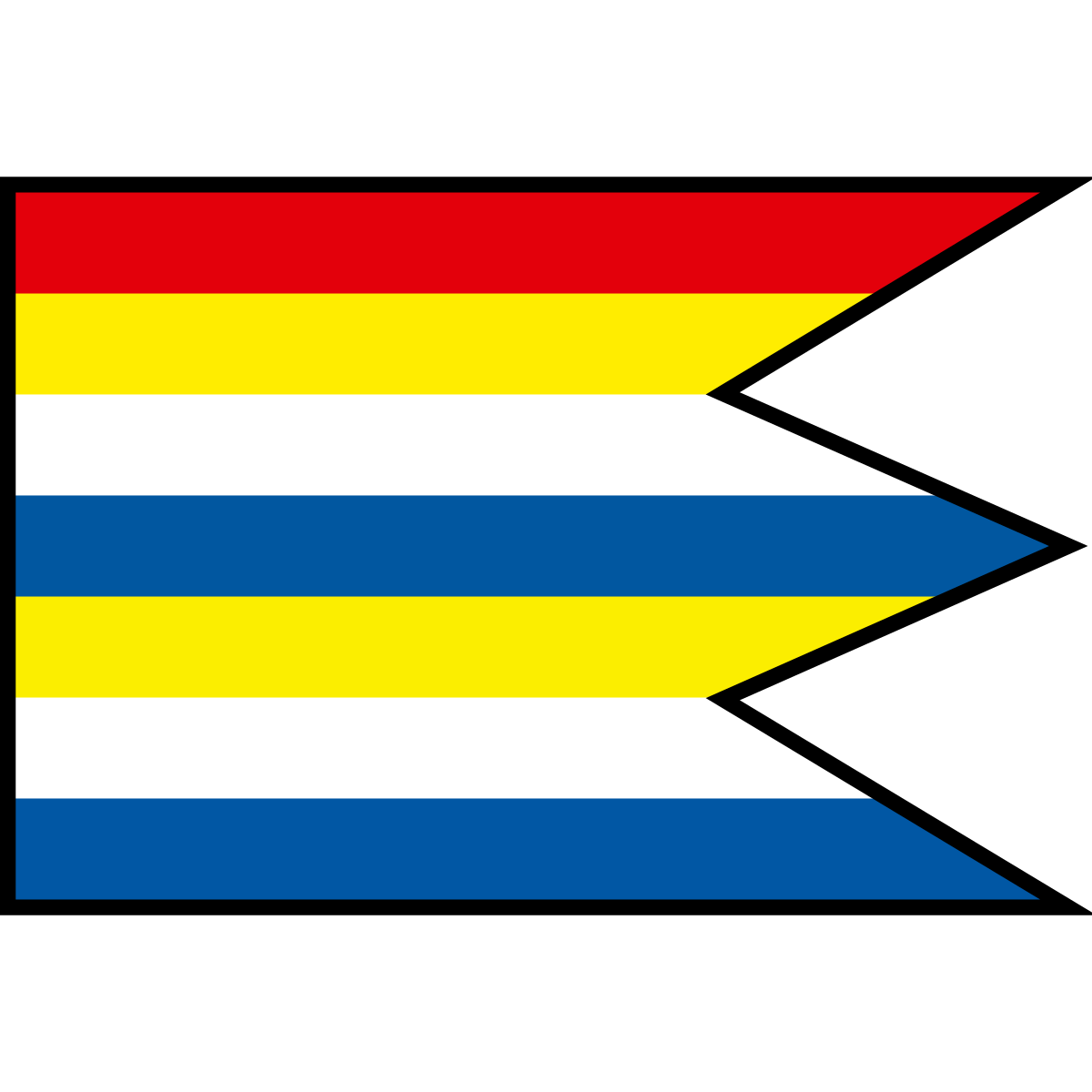 Flag of Dolný Kalník, Region of Žilina