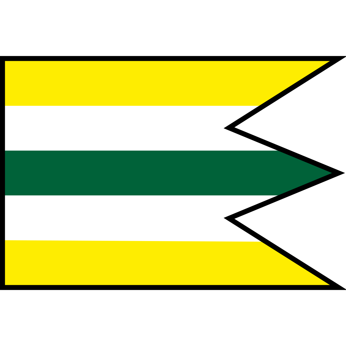 Flag of Dolný Lieskov, Region of Trenčín