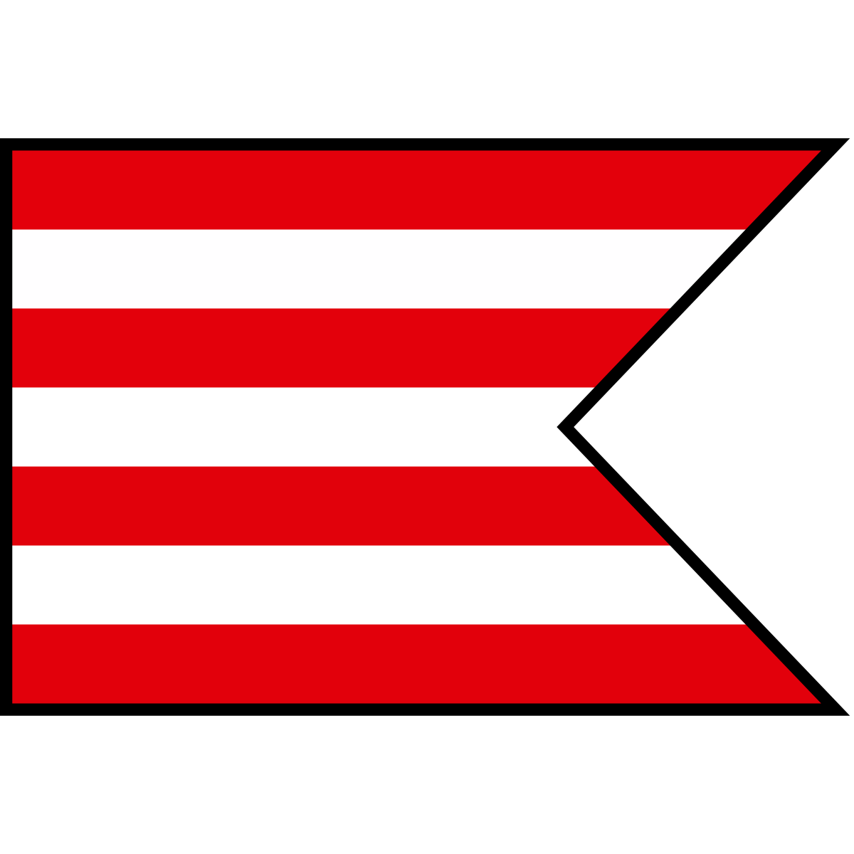 Flag of Dolný Moštenec, Region of Trenčín