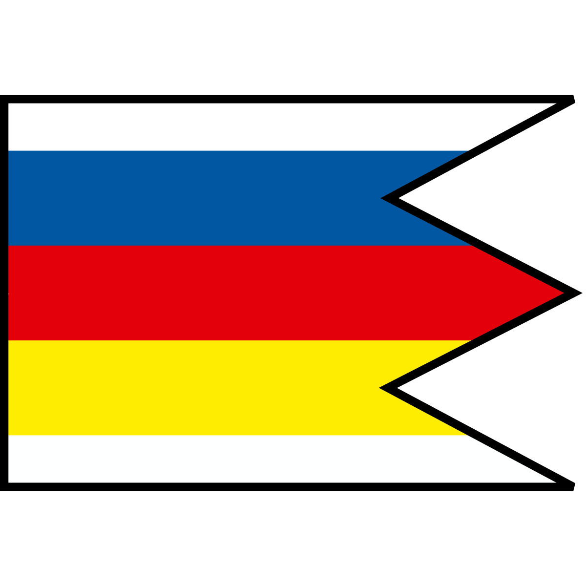 Flag of Dolný Ohaj, Region of Nitra