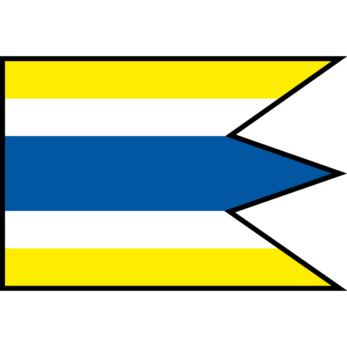 Flag of Dolný Pial, Region of Nitra