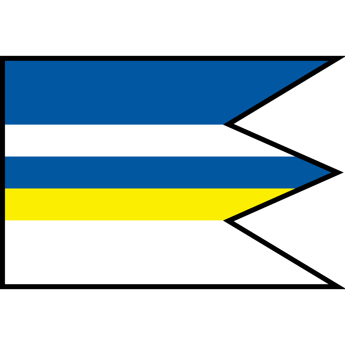 Flag of Domadice, Region of Nitra