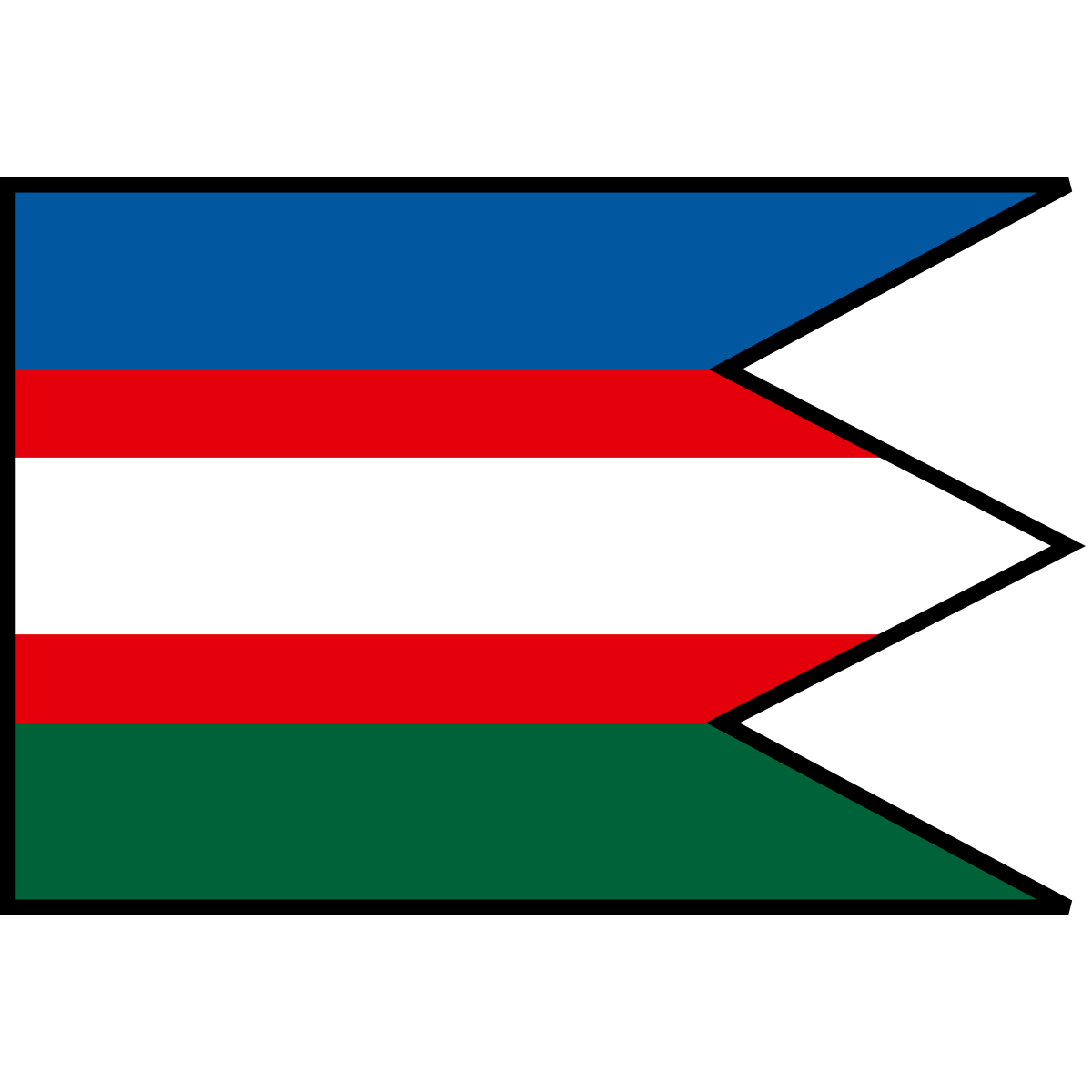 Flag of Dražkovce, Region of Žilina