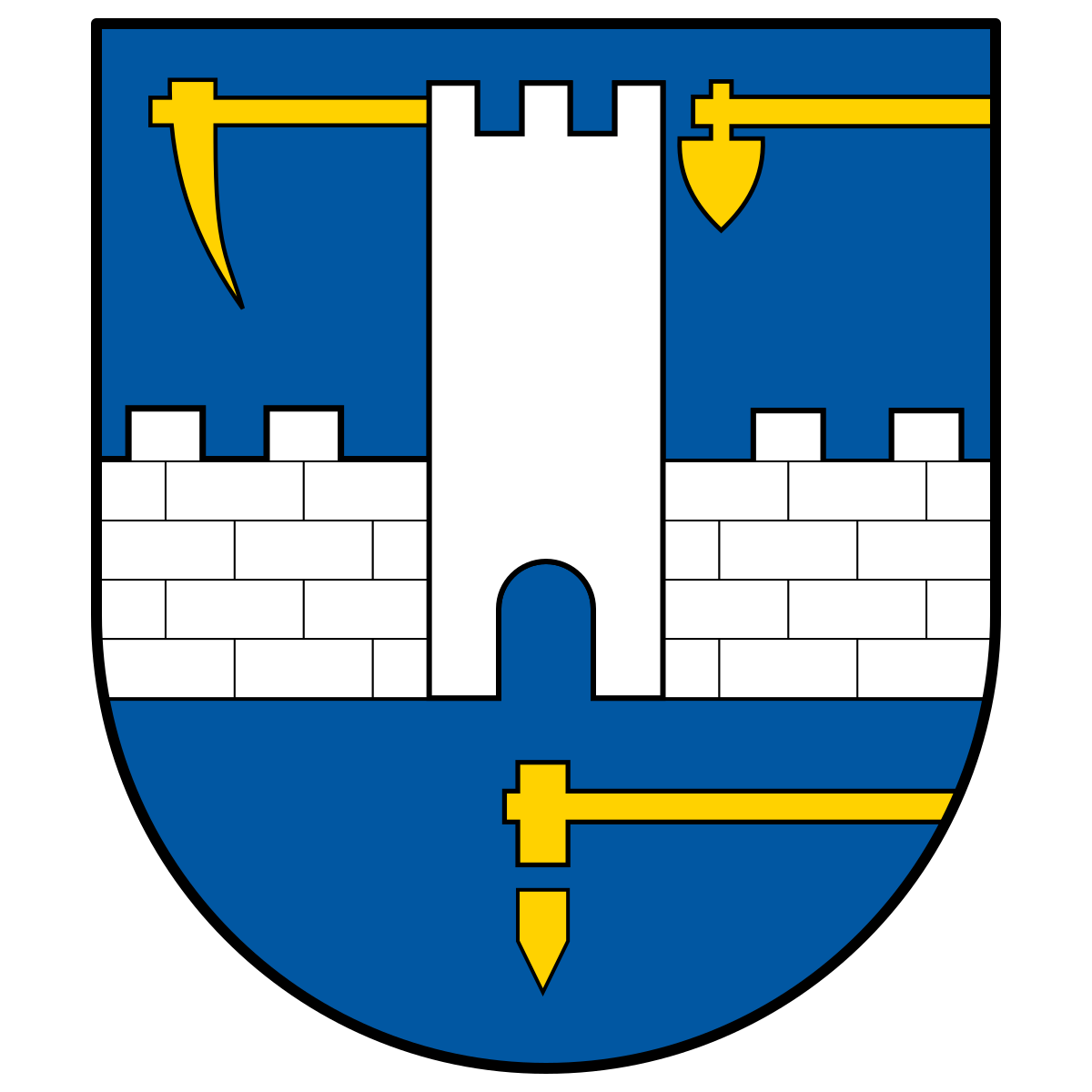 Erb mesta Drieňová, Banskobystrický kraj
