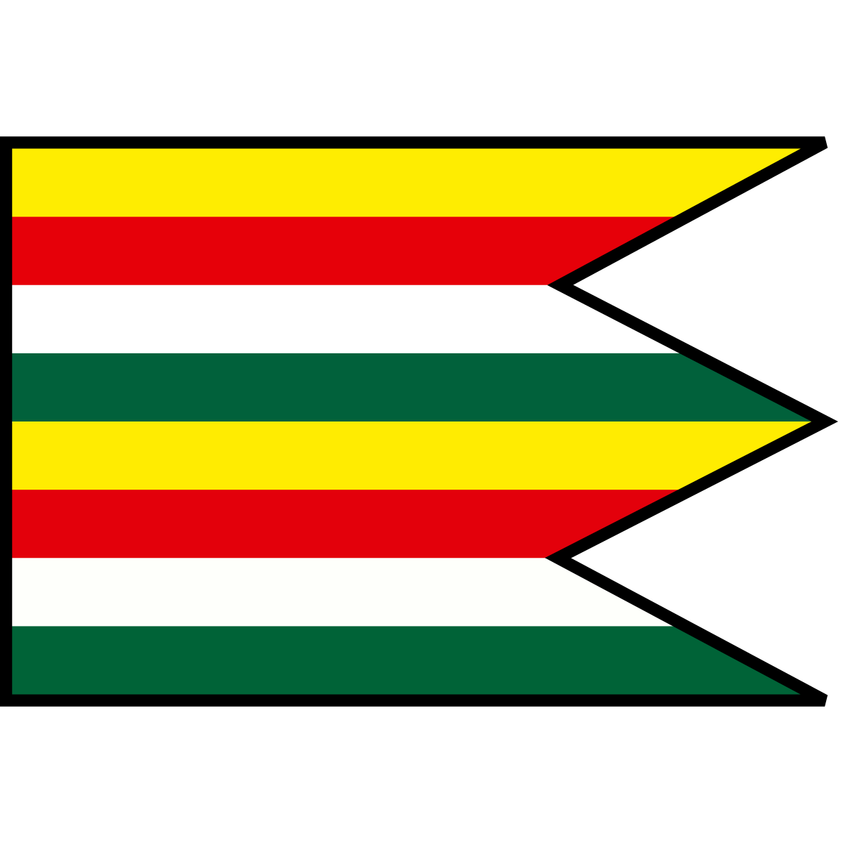 Flag of Drienovec, Region of Košice