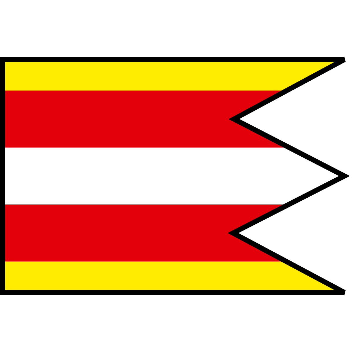 Flag of Drienovská Nová Ves, Region of Prešov