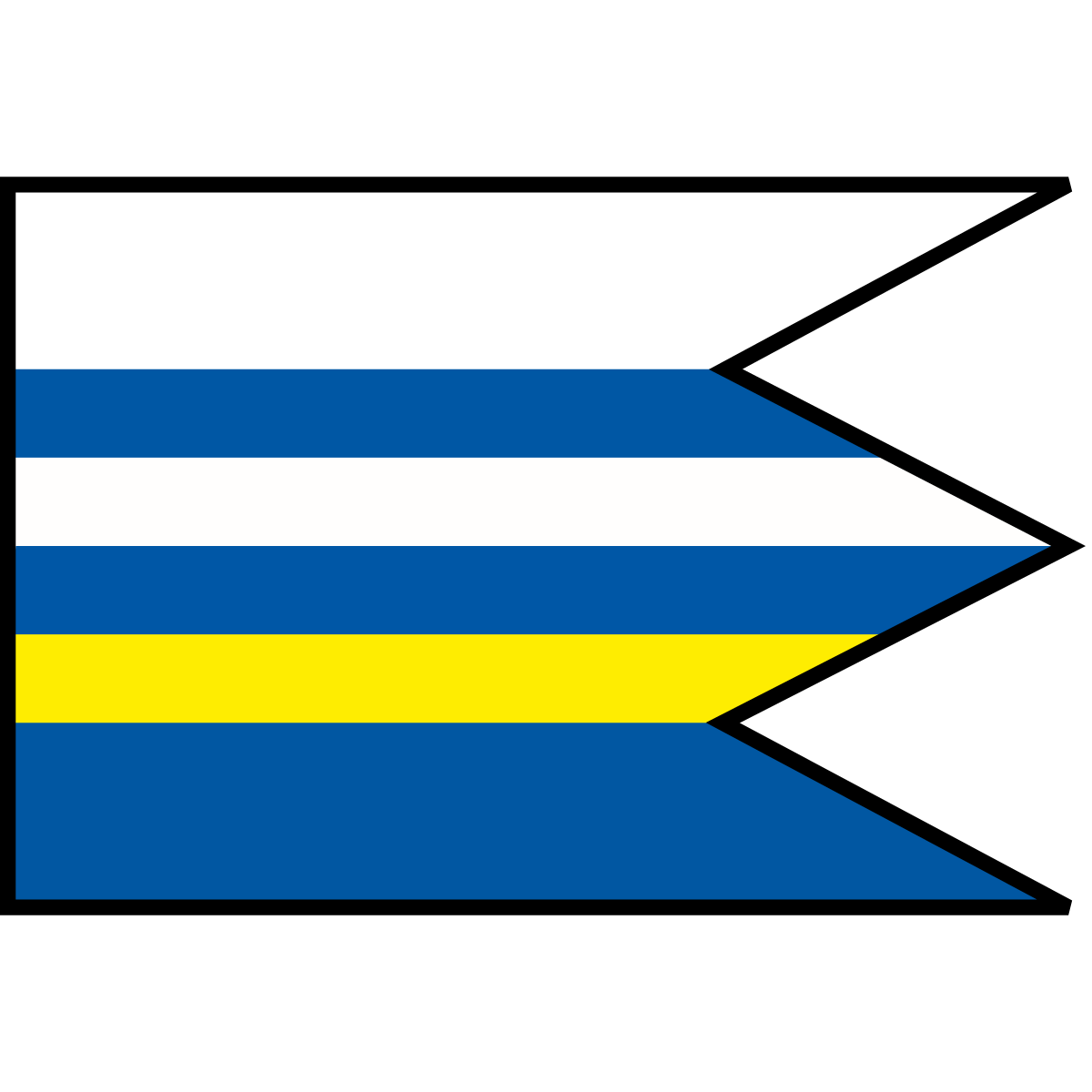 Flag of Dropie, Region of Trnava
