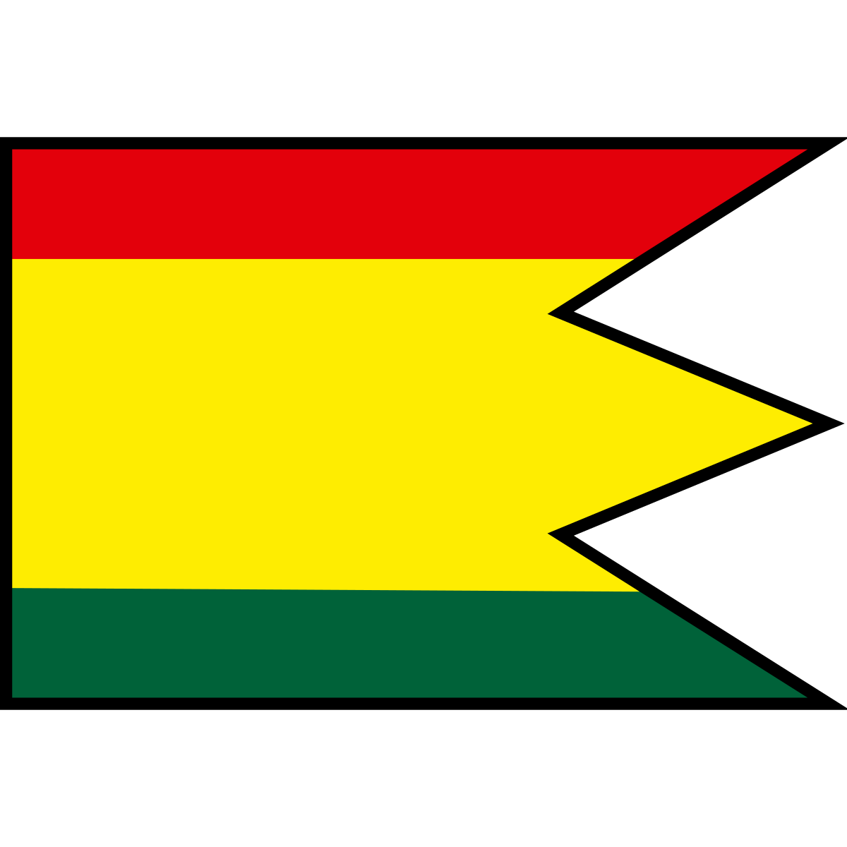 Flag of Dubinné, Region of Prešov