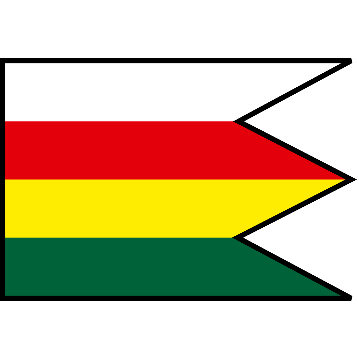 Flag of Dubodiel, Region of Trenčín