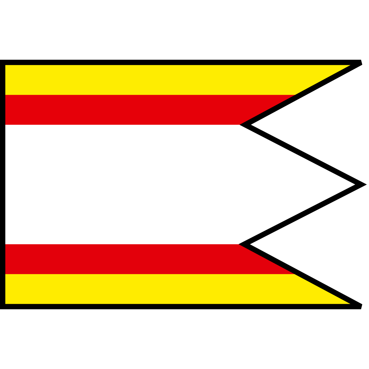 Flag of Dubová, Region of Bratislava