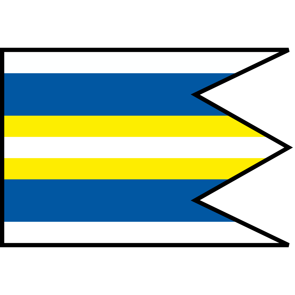 Flag of Dubovce, Region of Trnava
