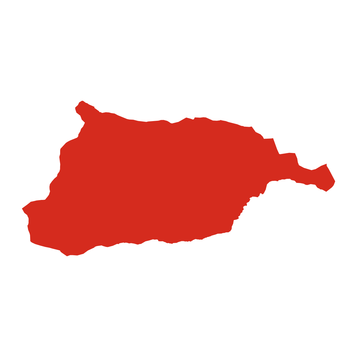 Dubové city boundary