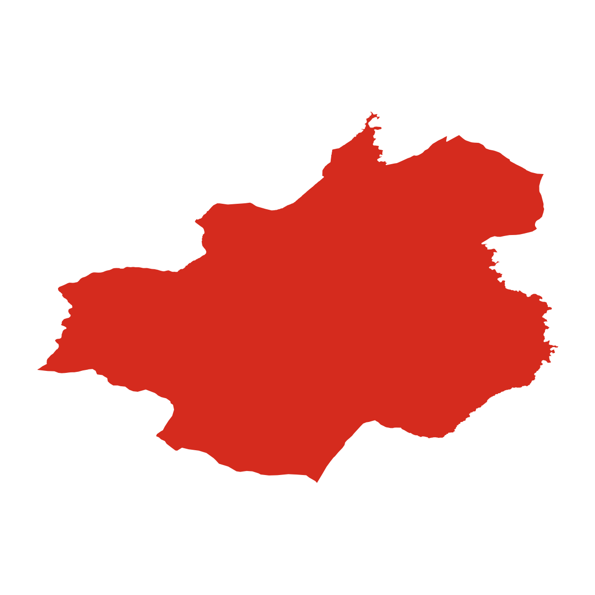 Dubové city boundary