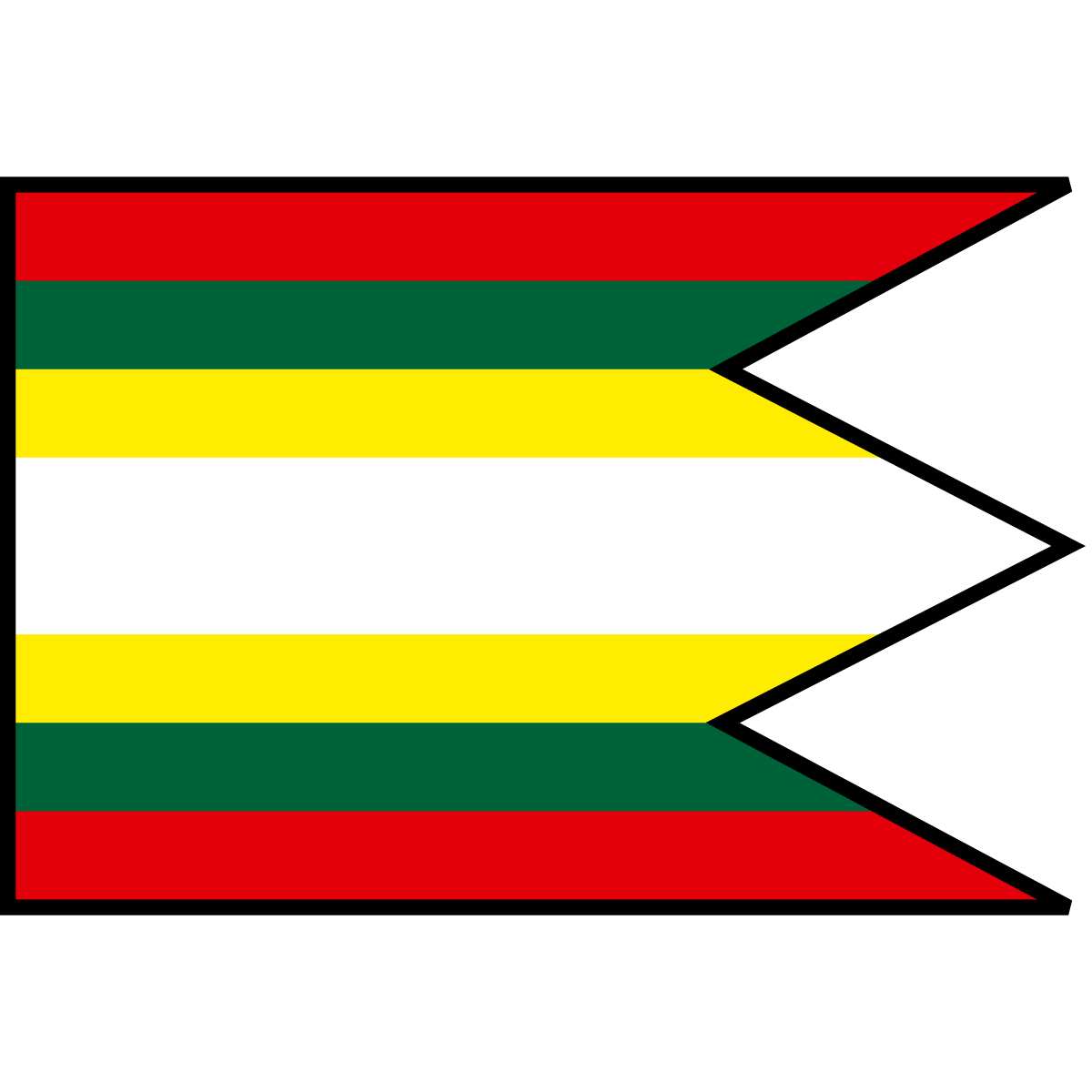 Flag of Dubové, Region of Žilina