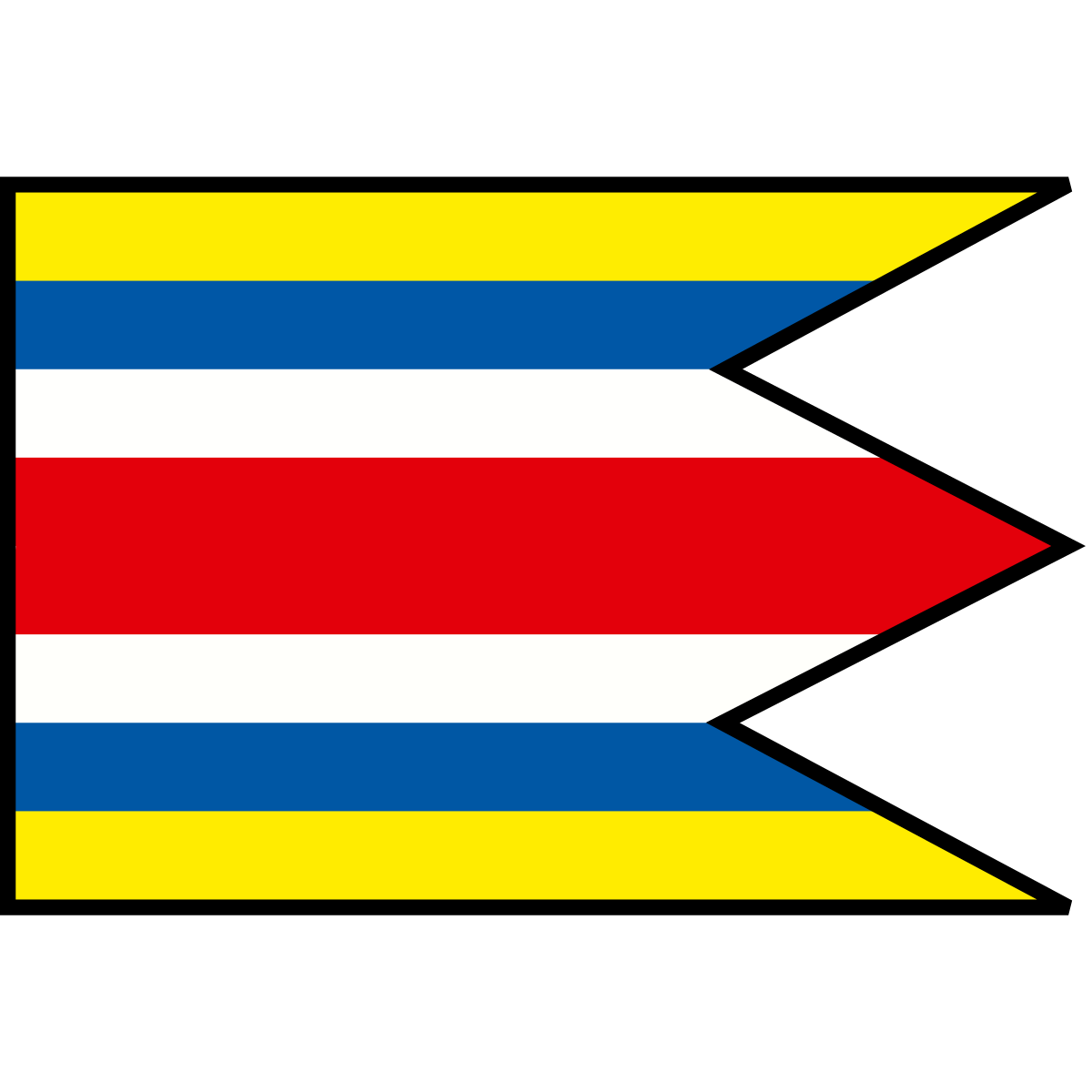Flag of Dúbrava, Region of Prešov