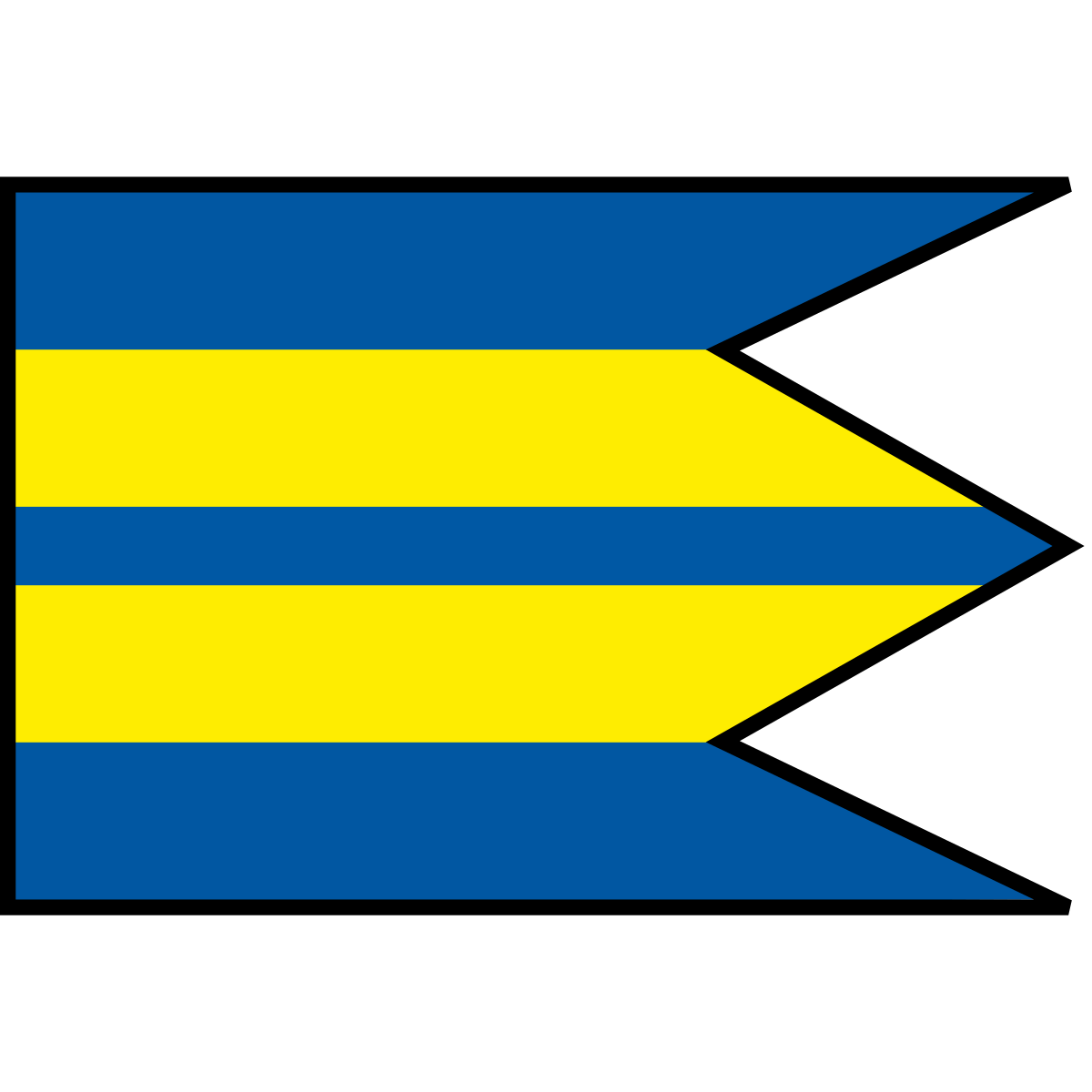 Flag of Duchenec, Region of Banská Bystrica
