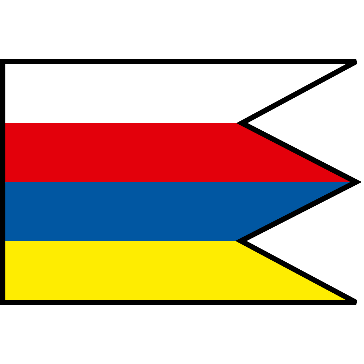 Flag of Ducové, Region of Trnava