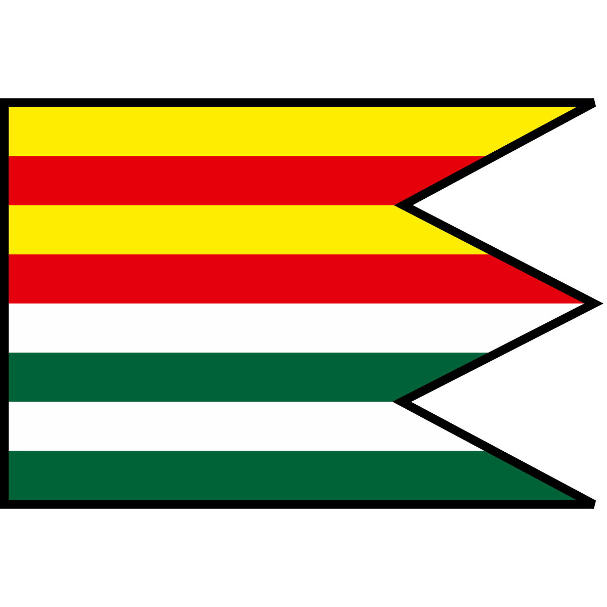 Flag of Dulov, Region of Trenčín