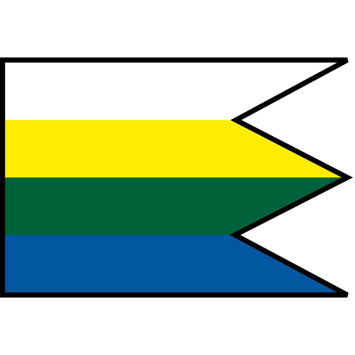 Flag of Dunajská Lužná, Region of Bratislava