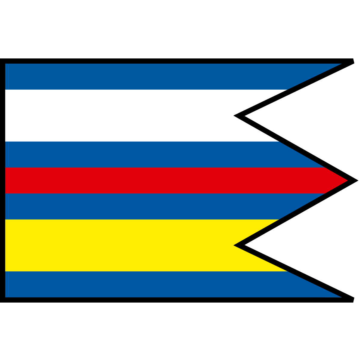 Flag of Dušany, Region of Žilina