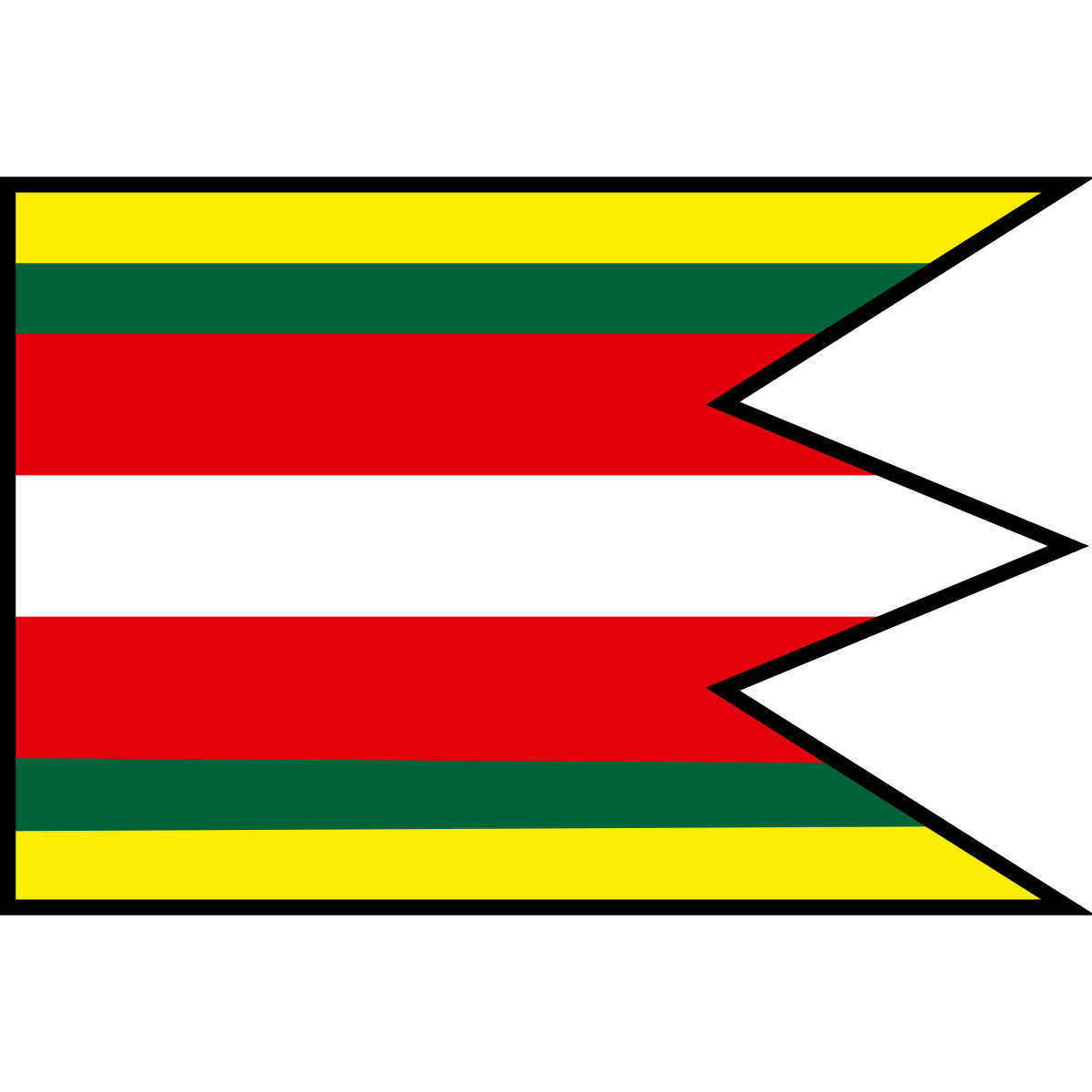 Flag of Dvor Mikuláš, Region of Nitra