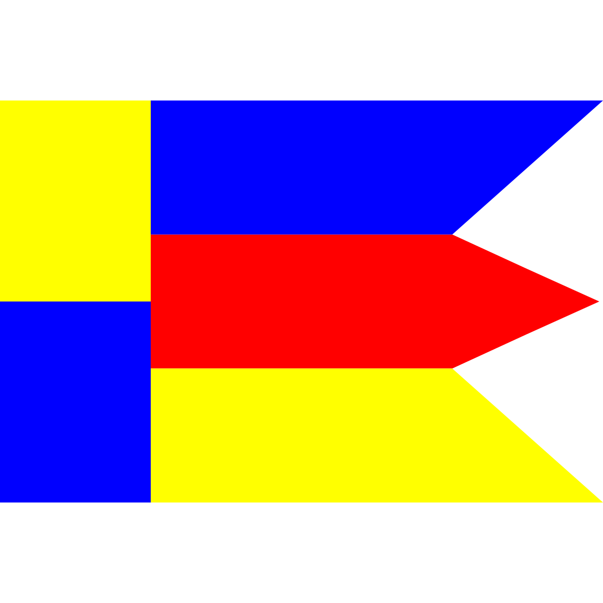 Flag of Džungľa, Region of Košice