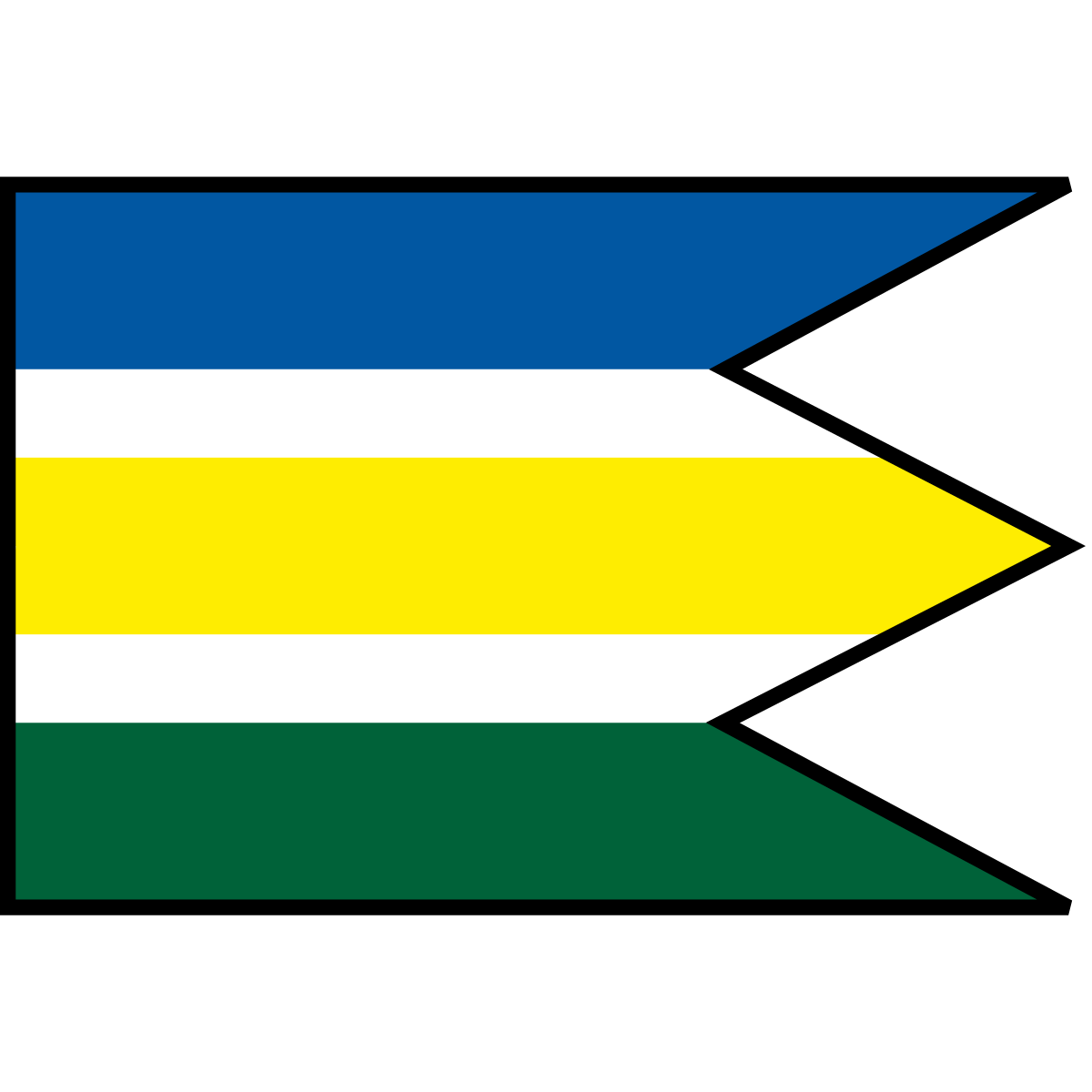 Flag of Falkušovce, Region of Košice
