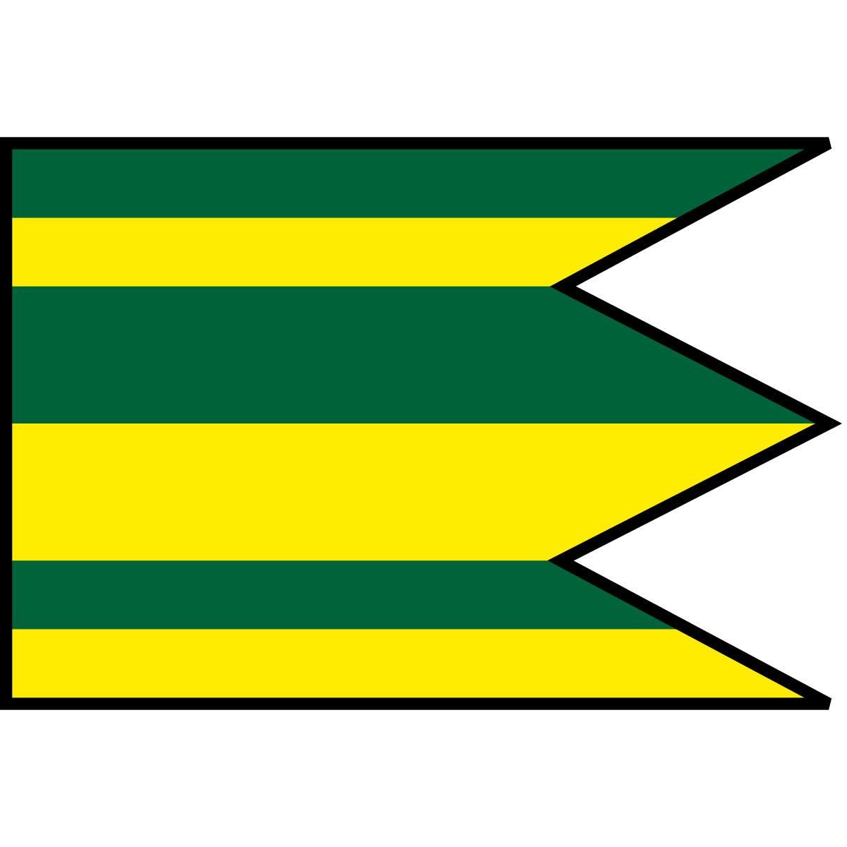 Flag of Frička, Region of Prešov
