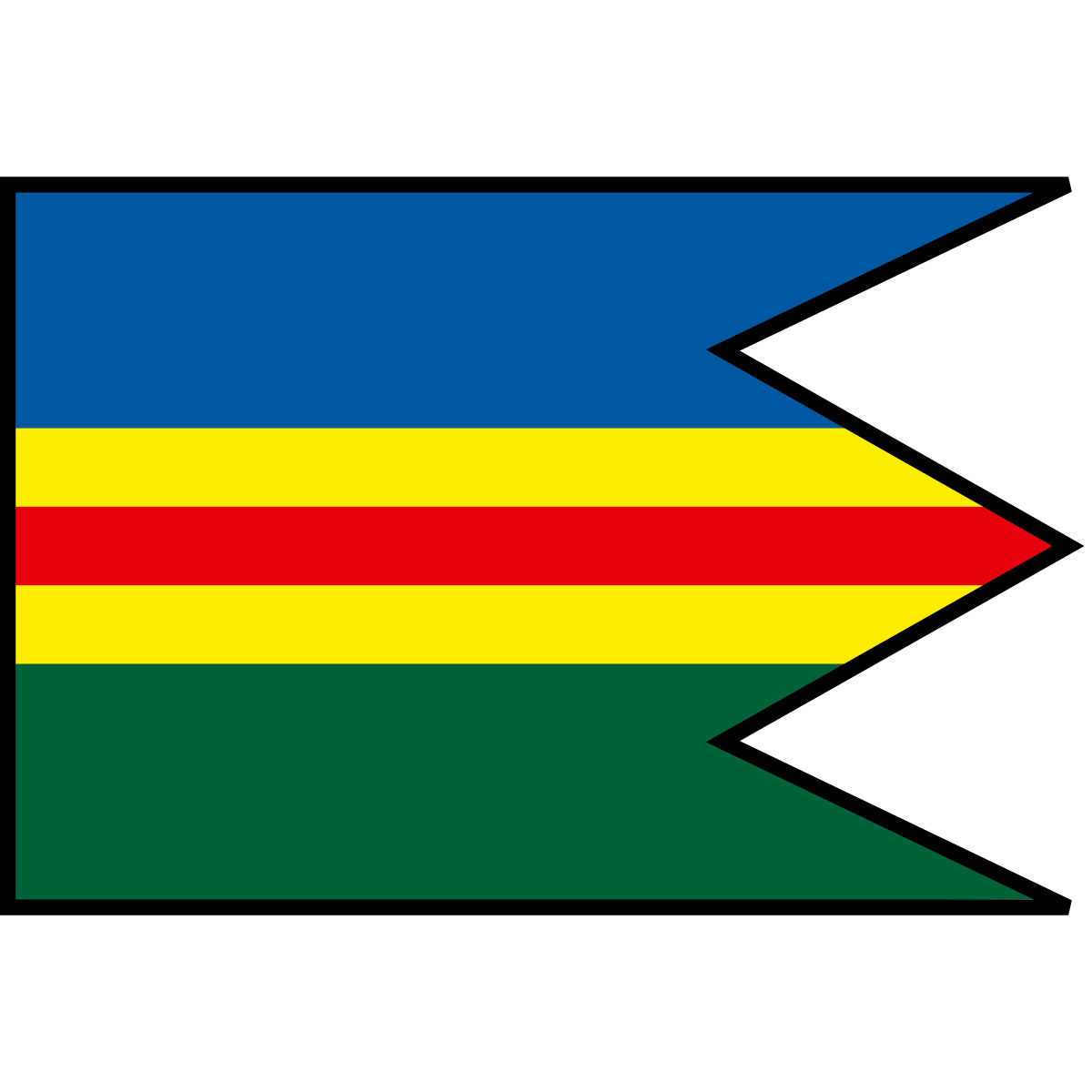 Flag of Fričovce, Region of Prešov