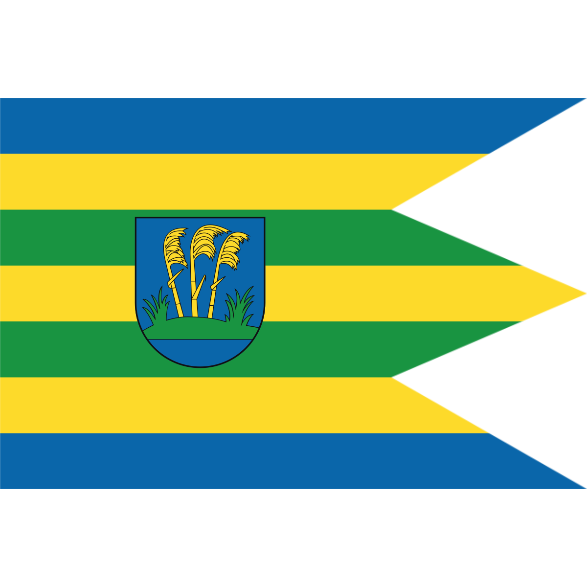 Flag of Gabčíkovo, Region of Trnava