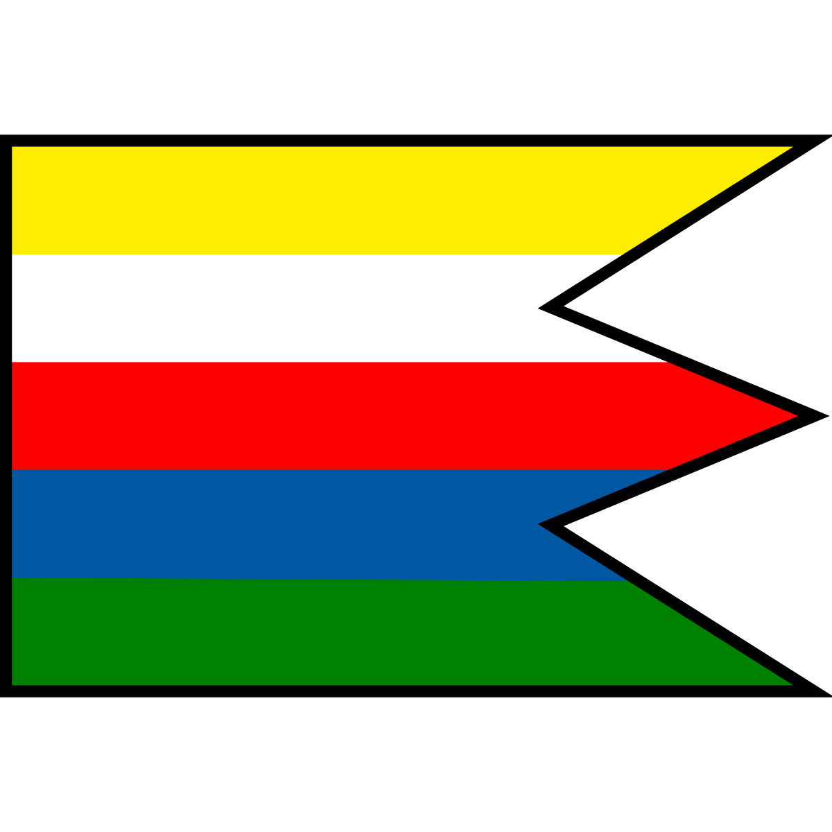 Flag of Gaboltov, Region of Prešov